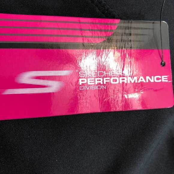 Skechers GoDri Performance Black Leggings NEW - Picture 6 of 8